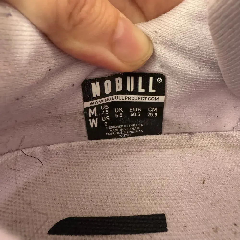 NOBULL Journey Running Sneaker Women 7.5 Lavender Purple Lightweight Activewear